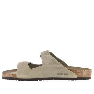 Birkenstock Arizona Suede Leather Sandals Taupe 0051461