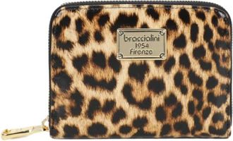 Braccialini Zip Around Mini Portemonnee - Dames - Portefeuilles - Veelkleurig - ONE Size - Leer - Accessoires