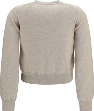 Maison Kitsun&eacute; Baby Fox Cardigan - Beige