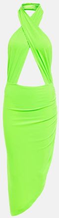 Norma Kamali Cutout halterneck midi dress
