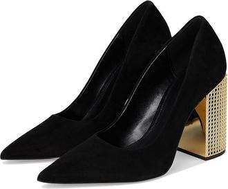 Michael Kors Maxine Pumps High Womens Heels Black : 6 M, Leather/Rubber