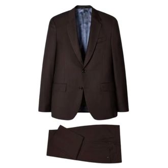 Paul Smith The Soho - Abito in lana sharkskin dal taglio sartoriale - - Suits - Uomo - Marrone - 2XL