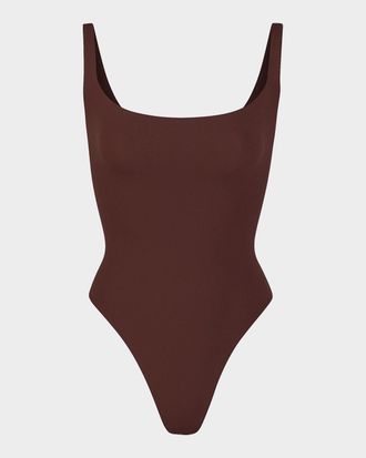 SKIMS Fits Everybody Square-Neck Bodysuit