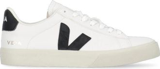 Veja Ivory White Leather V Logo Sneakers