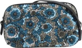 Coach Pre-owned Pochette Schoudertas - Dames - Vintage Schoudertas - Blauw - ONE Size - Leer - Vintage