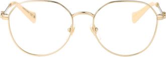 Gucci Opticale Brillen - Dames - Brillen - Geel - 54 MM - Accessoires