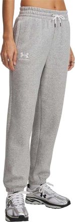 Under Armour Taps toelopende trainingsbroek van hoogwaardig fleece voor dames (Grijs)