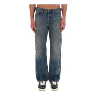 Diesel Jeans, Heren, Blauw, W31, Katoen, 1980 D-Eeper Relaxed Jeans