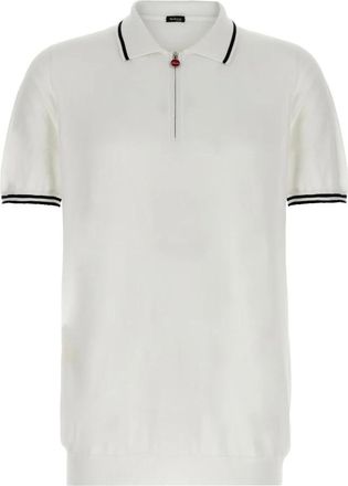 Kiton Heren, Tops, Wit, Maat: XL Katoen