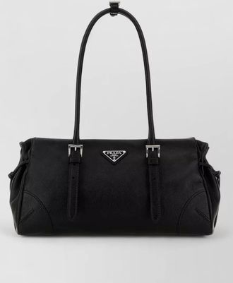 Prada medium leather bonnie shoulder bag