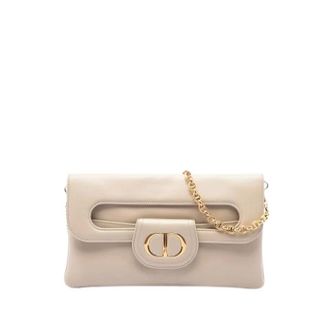 Dior Pre-owned DiorDouble - Dames - Pre-owned - Beige - Maat: ONE Size Leer