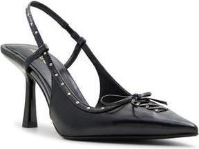 Aldo Stevvie Slingback Pointed Toe Pump in Black at Nordstrom Rack, Size 8.5