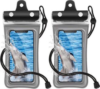 OEM Funda Impermeable Para Tel&eacute;fono, Funda Sumergible De 2 Piezas Para Tel&eacute;fono De 7 Pulgadas, Ipx8, Funda Impermeable Para Tel&eacute;fono