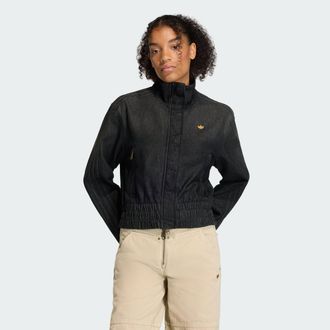 adidas Womens adidas DENIM TRACKTOP