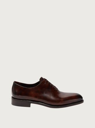 Ferragamo Uomo Oxford Tramezza Marrone Taglia 40.5
