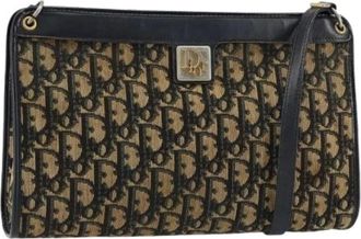 Dior Pre-owned Cross Body Bags, female, Multicolor, Size: ONE SIZE Pre-owned Vintage Trotter Shoulder Bag