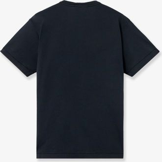 Stone Island Mens T-Shirt Cotton Blue T-Shirts And Polos
