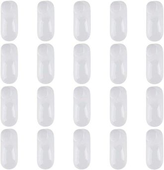 No Brand Expositor De Zapatos Con 20 Pares De Hormas, Pl&aacute;stico Transparente, Mantiene La Forma, Antideformaci&oacute;n, Accesorio Para El Cuidado Del Calzado, 3,94 X 