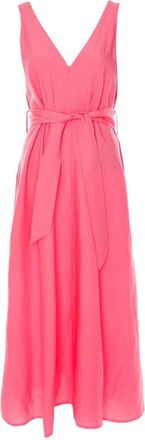 Closed Maxi Jurken - Dames - Casual kleedjes - Roze - L - Kleedjes