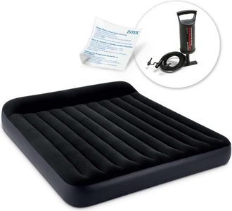 OEM Colch&oacute;n Hinchable 203x183x25 Cm Con Bomba De Pist&oacute;n Intex 64144