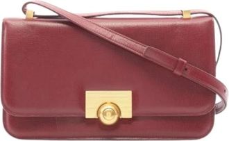 Bottega Veneta Pre-owned Vintage Shoulder Bag - Dames - Vintage Schoudertas - Rood - ONE Size - Leer - Vintage