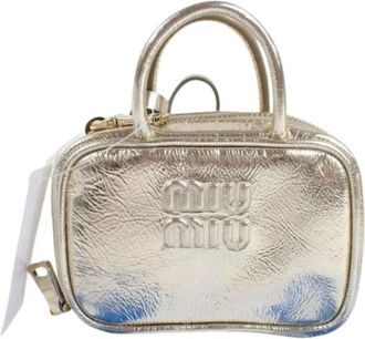 Miu Miu Pre-owned Mini Bags, female, Yellow, Size: ONE SIZE Pre-owned Handbag Charm