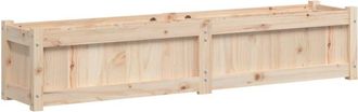 vidaXL Jardinera de madera maciza de pino 150x31x31 cm Vidaxl