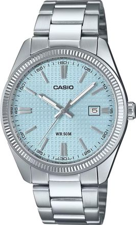 Casio Collection Mens Silver Watch MTP-1302PE-2AVEF Stainless Steel - One Size