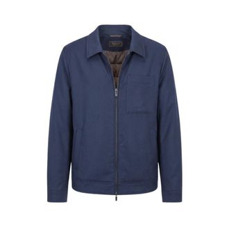 PESERICO Hombre, Chaquetas, Azul, Talla: L