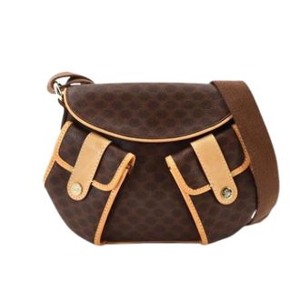 Celine Pre-owned Vintage Schoudertas - Dames - Pre-owned - Bruin - Maat: ONE Size Leer