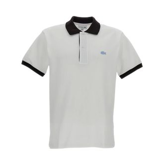 Lacoste Polo Shirts, male, White, Size: L Polo