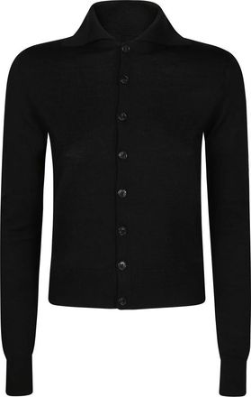 Maison Margiela Stijlvolle Cardigan voor een Trendy Look - Dames - Vesten - Zwart - XS - Truien & Vesten