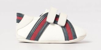 Gucci Sneakers Web in canvas e pelle