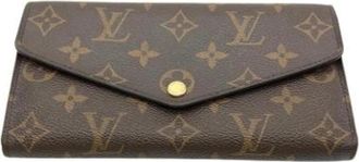 Louis Vuitton Pre-owned Canvas Portemonnee - Dames - Vintage Accessoires - Bruin - ONE Size - Vintage