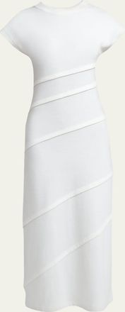 Proenza Schouler Hilma Cap-Sleeve Column Dress