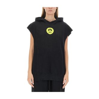Barrow Barrow, Dames, Sweatshirts & Hoodies, Zwart, Maat: S Katoen