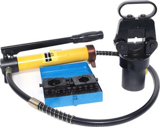 OEM Herramienta De Crimpado Hidr&aacute;ulica, Funcionamiento Manual, Construcci&oacute;n De Acero Resistente, Amarilla
