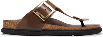 Birkenstock Gizeh - Dames - Schoenen - Bruin - Maat: 40 EU Leer