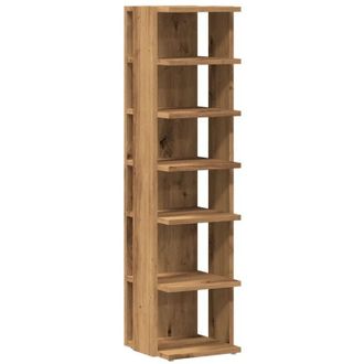 vidaXL Vidaxl - Mueble Zapatero Madera Ingenier&iacute;a Roble Artisan 28x27x102 Cm