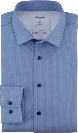 Olymp Olymp, Overhemden, Heren, Blauw, XL, Blauw Business Overhemd
