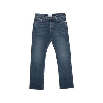 Givenchy Faded-wash Raw-cut Jeans