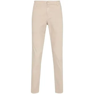 Dondup Slim-fit Trousers - male - Dondup - Slim-fit Trousers - Brown - W35 - Trousers