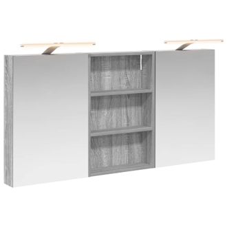 vidaXL Juego De Muebles De Ba&ntilde;o Con Estante 3 Pcs 120 X 10,5 X 60,5 Cm Vidaxl