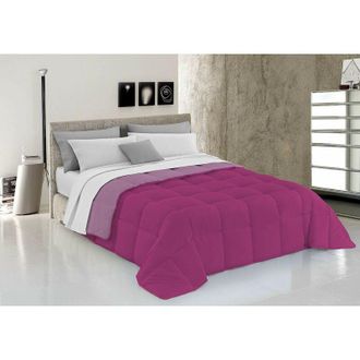 Elegant Lighting Italian Bed Linen Trapunta Invernale Elegant Microfibra, Fucsia/Lilla, 2 Piazza