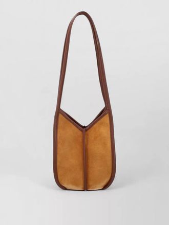 Hereu calella suede bucket shoulder bag