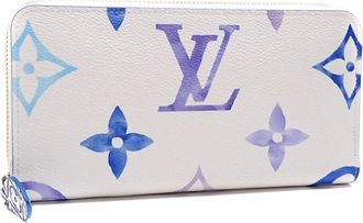 Louis Vuitton Blue Long Wallet (Bi-Fold) (Pre-Owned)