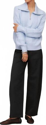 Fifteen Twenty Stevie Barrel Leg Ankle Pant In Charcoal