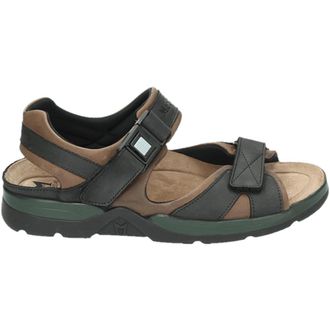 Mephisto Bruine Sandaal met Rubberen Zool - Heren - Sandalen - Bruin - 46 EU - Leer - Schoenen
