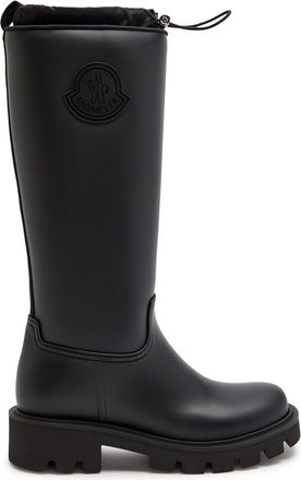 Moncler Kickstream Rubber Wellington Boots - Black - 37 (IT37 / UK4)