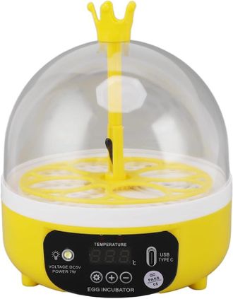 OEM Mini Incubadora De Huevos Con Control Autom&aacute;tico De Temperatura Y Humedad, Tapa Transparente, Bandeja Multifuncional Para Pollos, Patos Y Palomas, Com